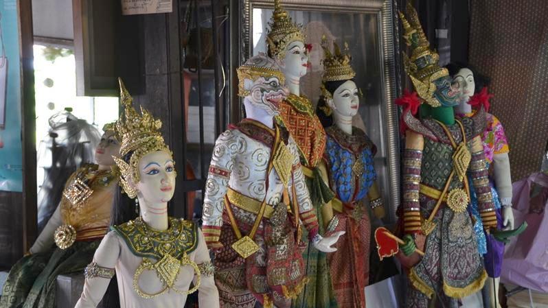Puppentheater im Klong Thonburi