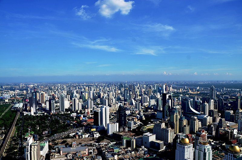 Bangkok vom Bayoke Sky Tower